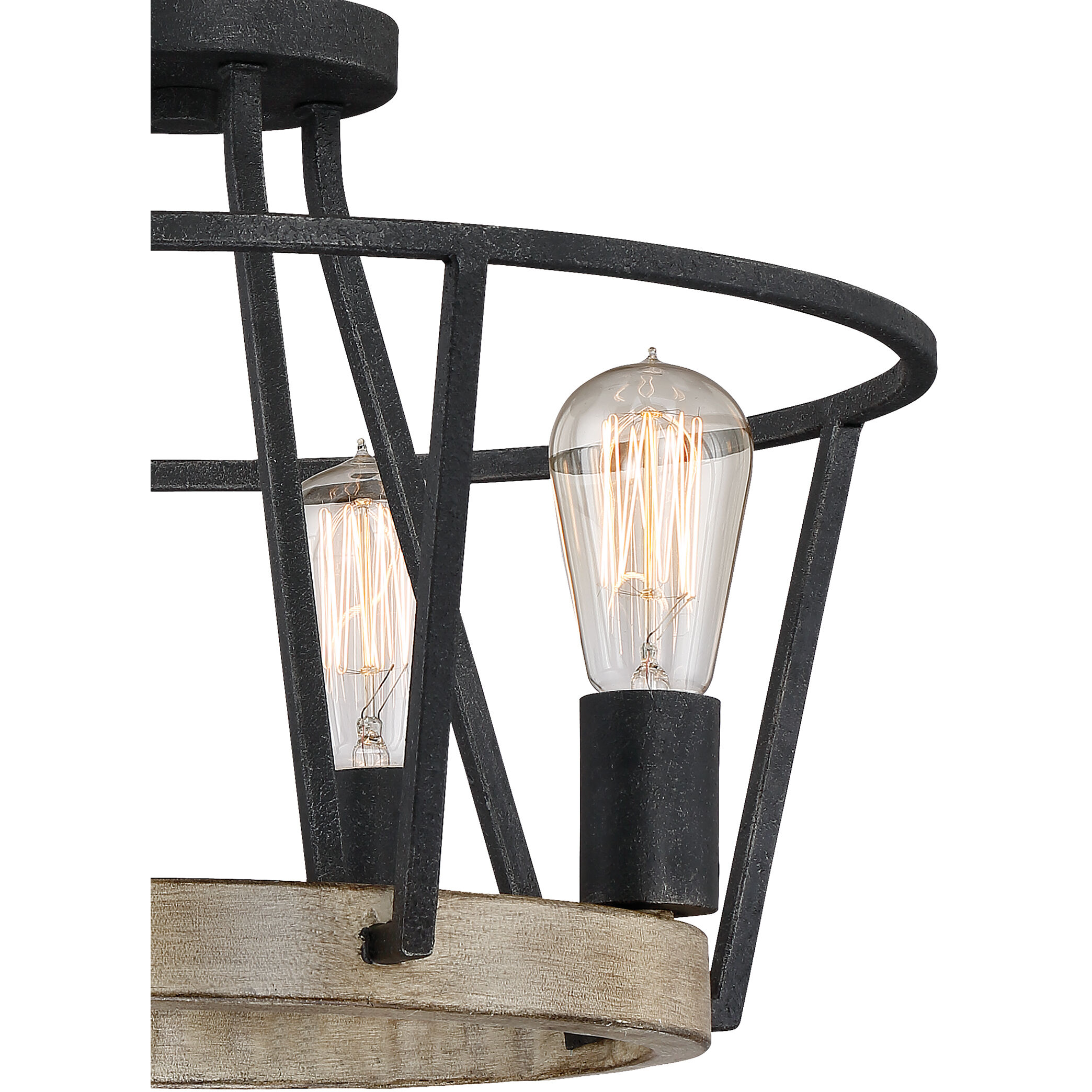 Brockton 4 Light 18 inch Grey Ash Pendant Ceiling Light