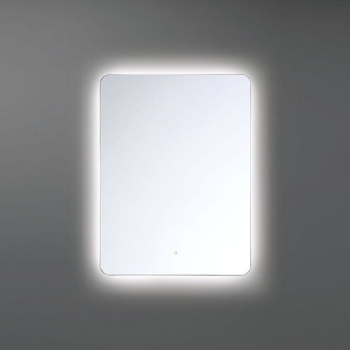 Small Rect Edge-Lit LED Mirror 32 X 24 inch Wall Mirror, Small
