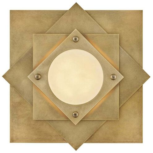 Claude LED 19.75 inch Heritage Brass Flush Mount Ceiling Light
