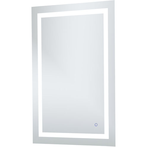 Helios 40 X 27 inch Silver Lighted Wall Mirror