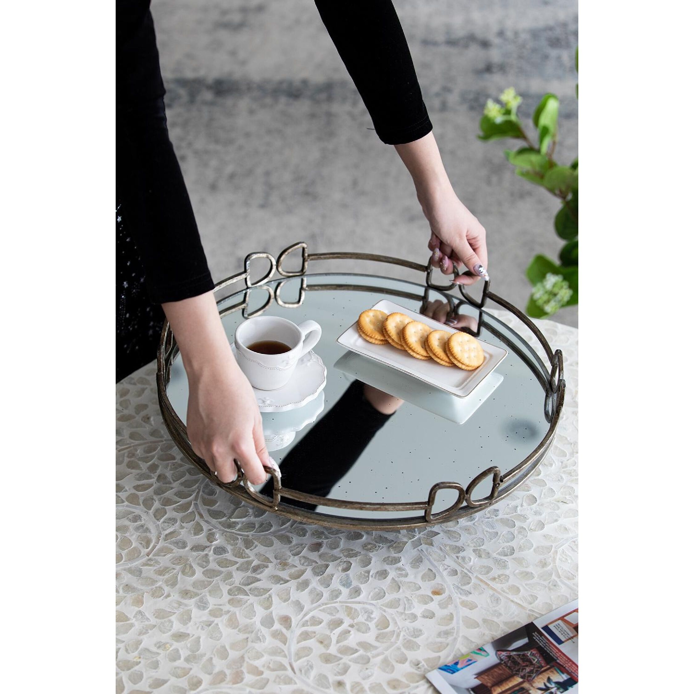 Valentina Silver Tray