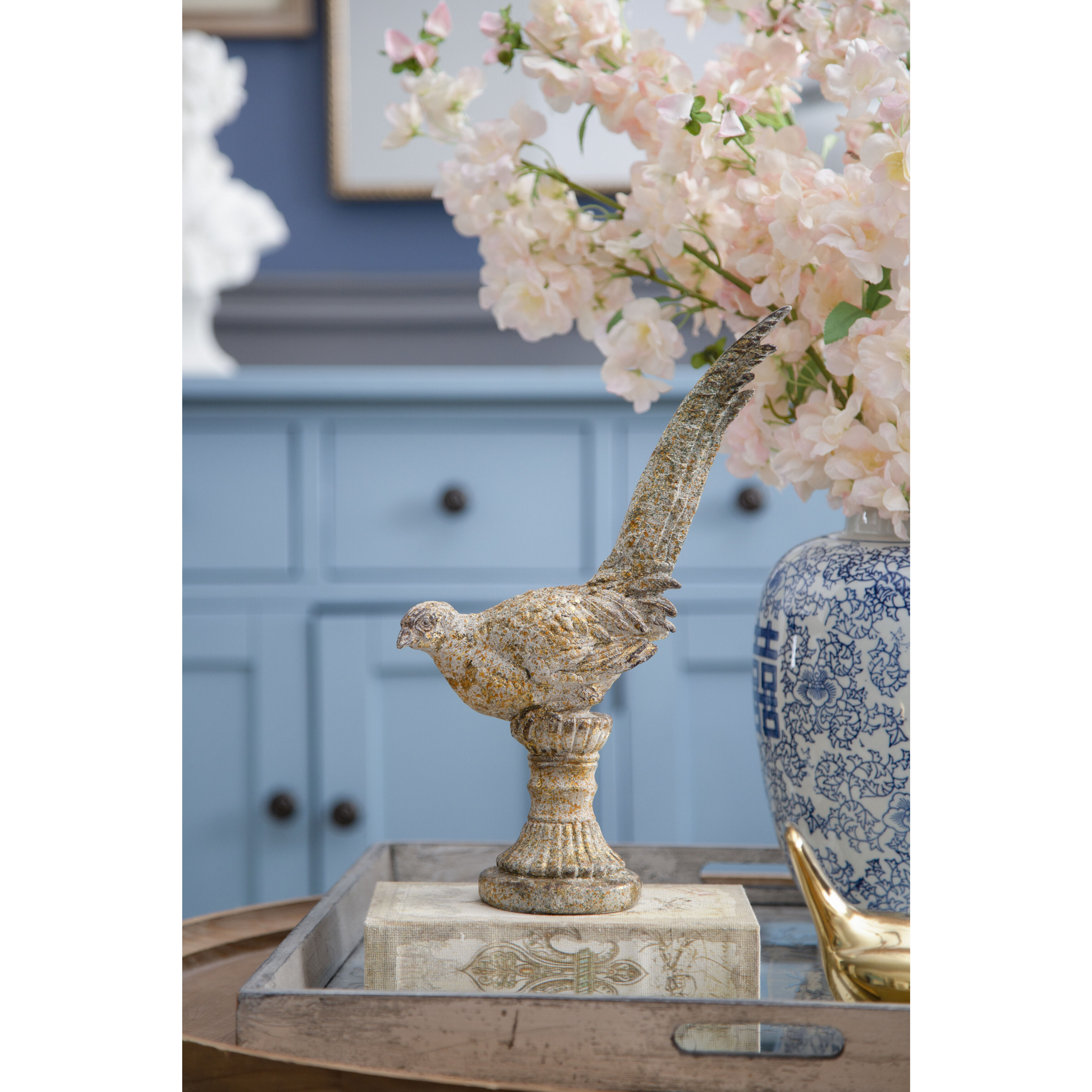 Anita Gray and Gold Figurine