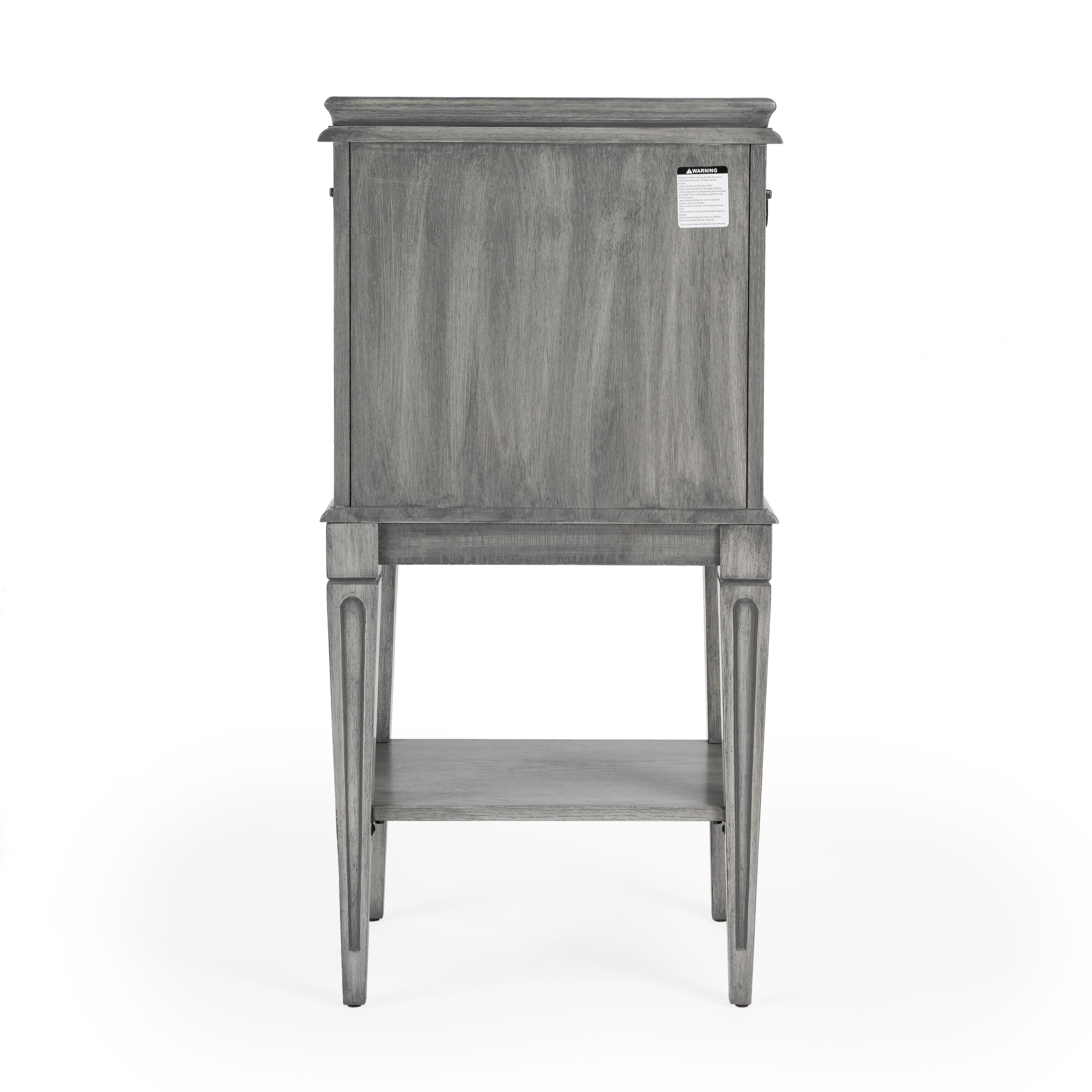Hardwick 4-Drawer Chest in Gray