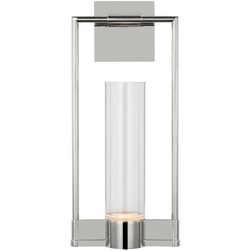 Ray Booth Lucid LED 8 inch Polished Nickel Single Bracketed Sconce Wall Light