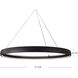 Halo Pendant Ceiling Light in White