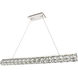 Valetta LED 48 inch Chrome Chandelier Ceiling Light