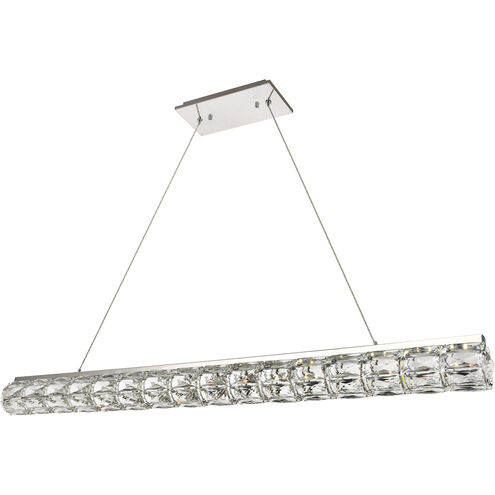 Valetta LED 48 inch Chrome Chandelier Ceiling Light
