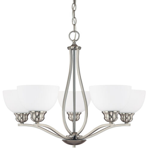 Stanton 5 Light 27 inch Brushed Nickel Chandelier Ceiling Light