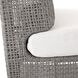 Dupont Pearl and Weathered Gray Outdoor Chair