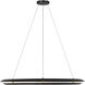 C&M by Chapman & Myers Cielo LED 36 inch Midnight Black Chandelier Ceiling Light