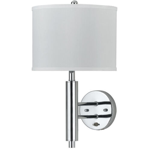 Hotel 1 Light 10 inch Chrome Wall Lamp Wall Light