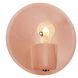 Ambiance Collection 1 Light Carbon Matte Black and Polished Brass Wall Sconce Wall Light