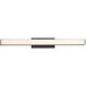 Brink LED 24 inch Black Bath Vanity & Wall Light in 3500K, dweLED