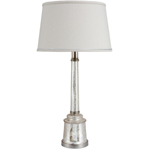 Larry Laslo 33 inch 100 watt Clear/Crackled Table Lamp Portable Light, Frederick Cooper
