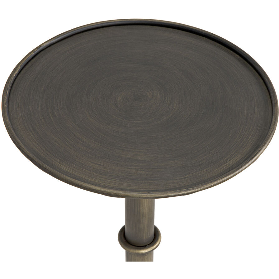 Tini 24 X 10 inch Aged Brass Side Table