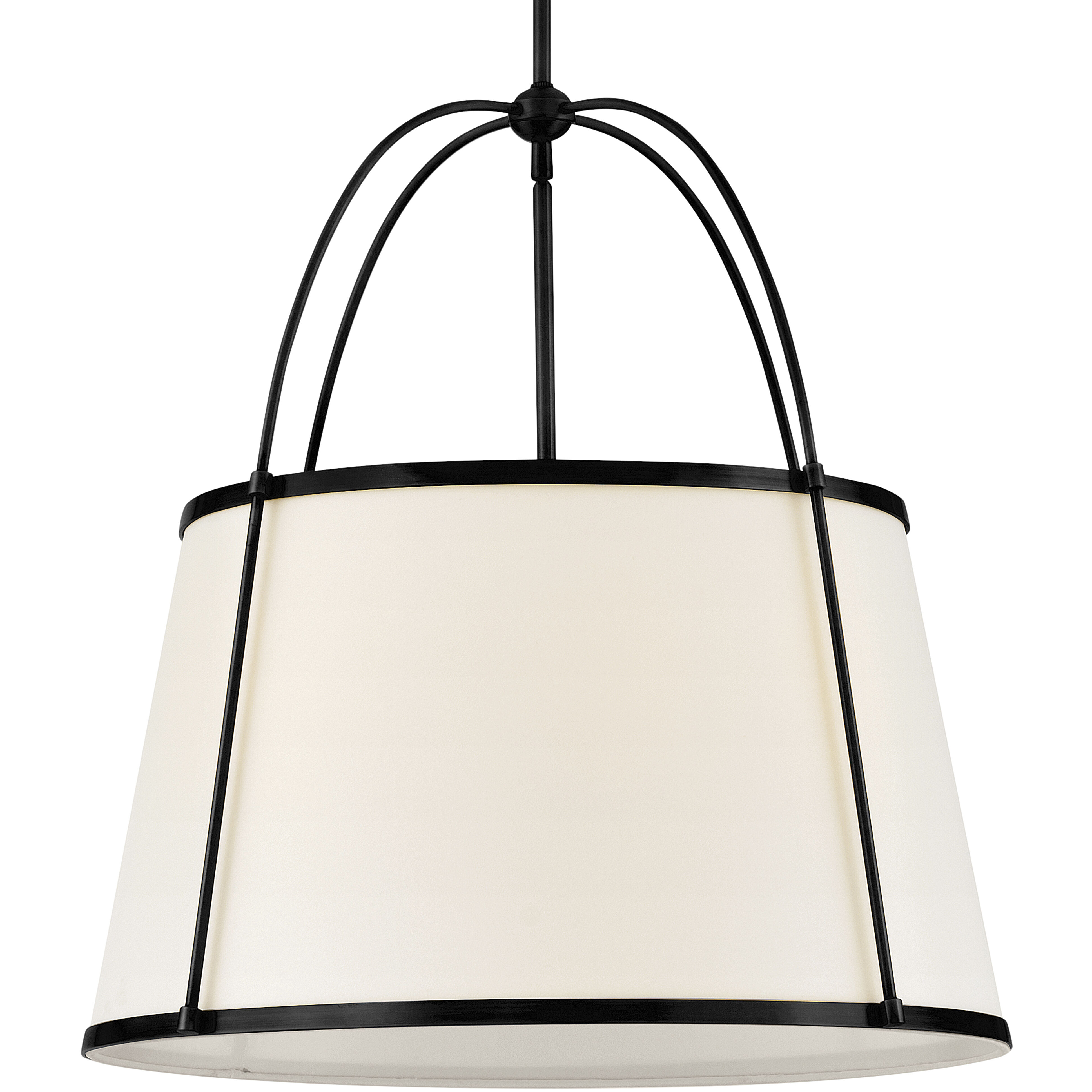Clarke 4 Light 24.5 inch Black Chandelier Ceiling Light
