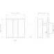 Enna 5.12 inch Matte Gold Interior Reading Light Wall Light