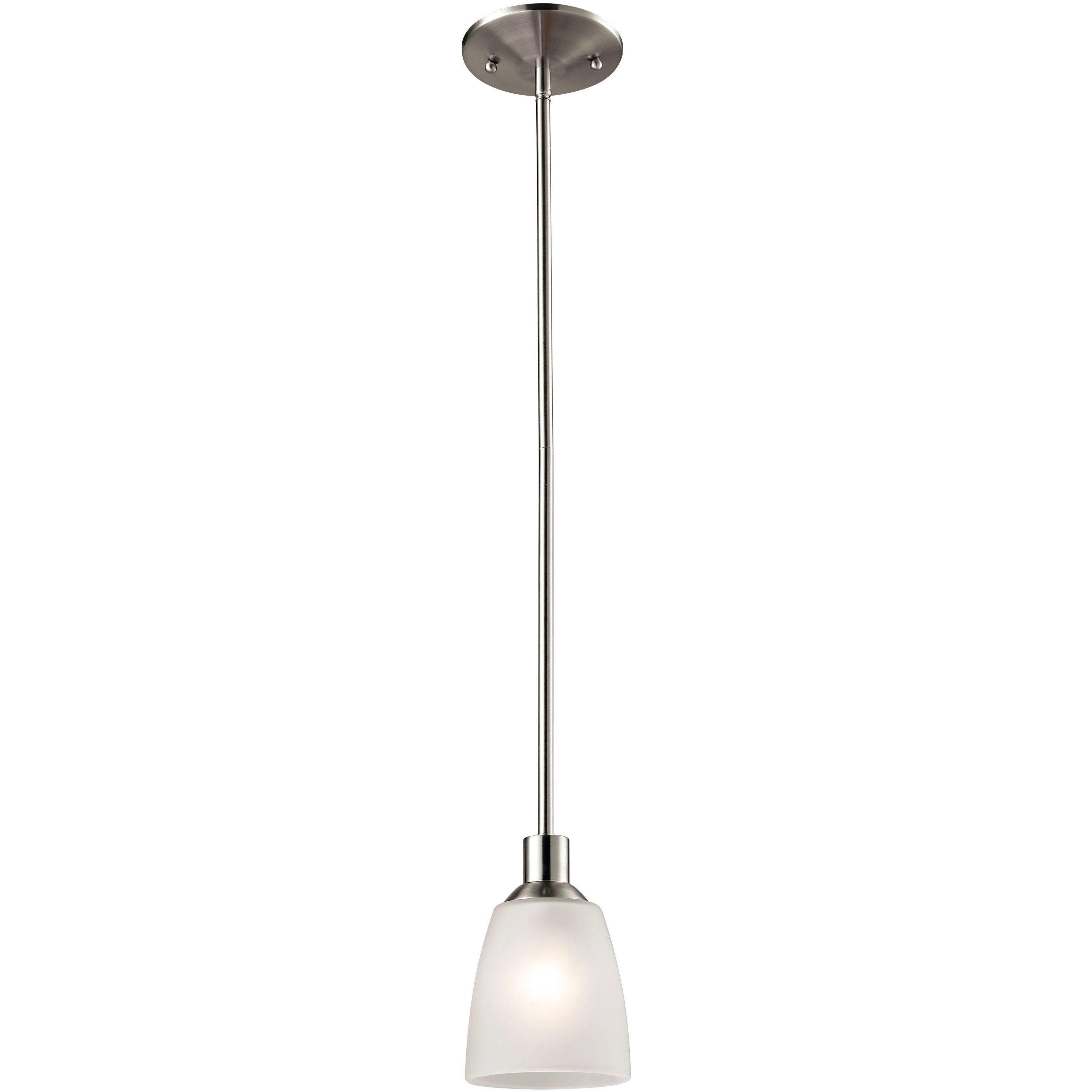 Jackson 1 Light 4.75 inch Brushed Nickel Mini Pendant Ceiling Light