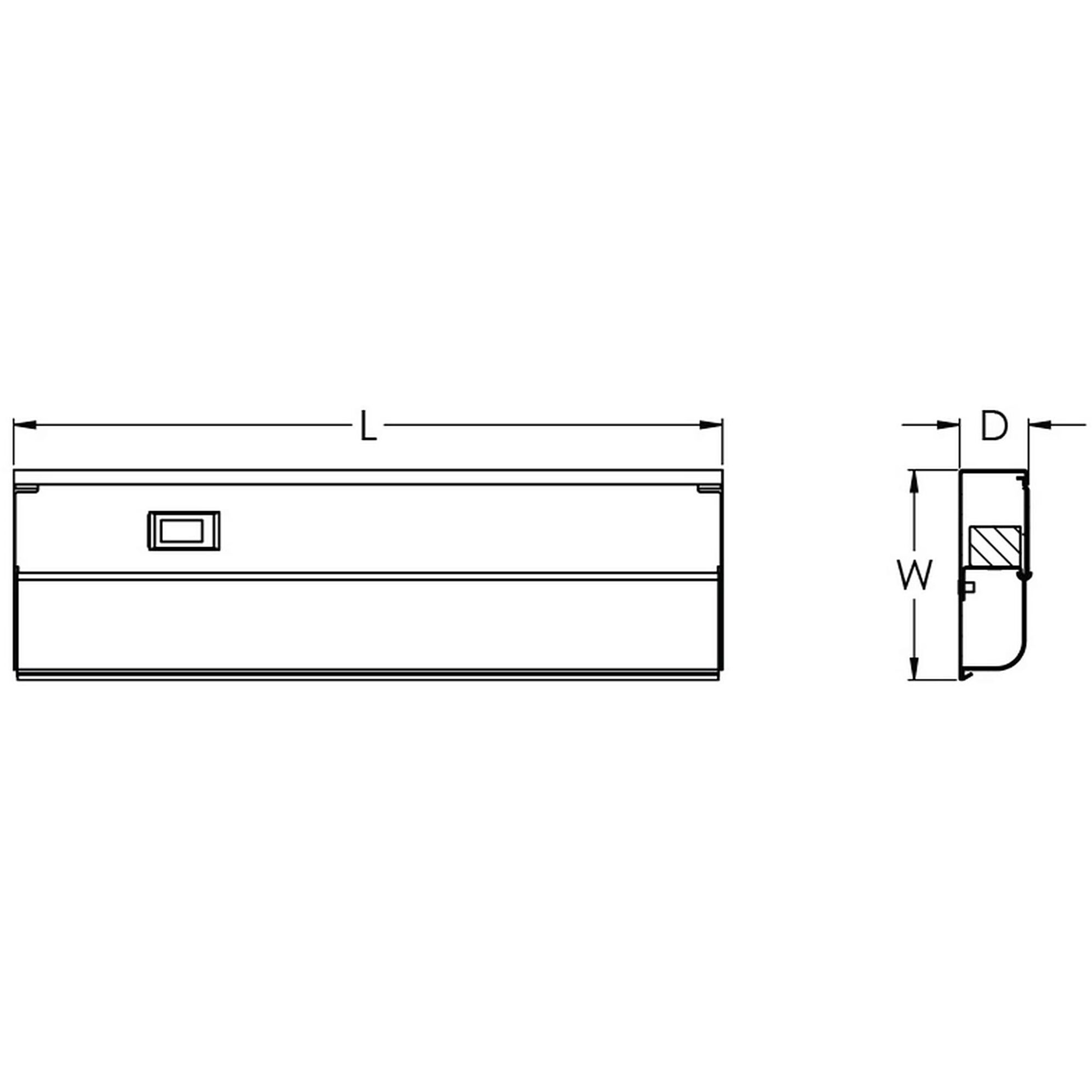 T5l 120V LED 33 inch White Undercabinet Light