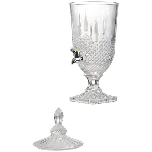 Anita Clear and Polished Silver Drink Dispenser