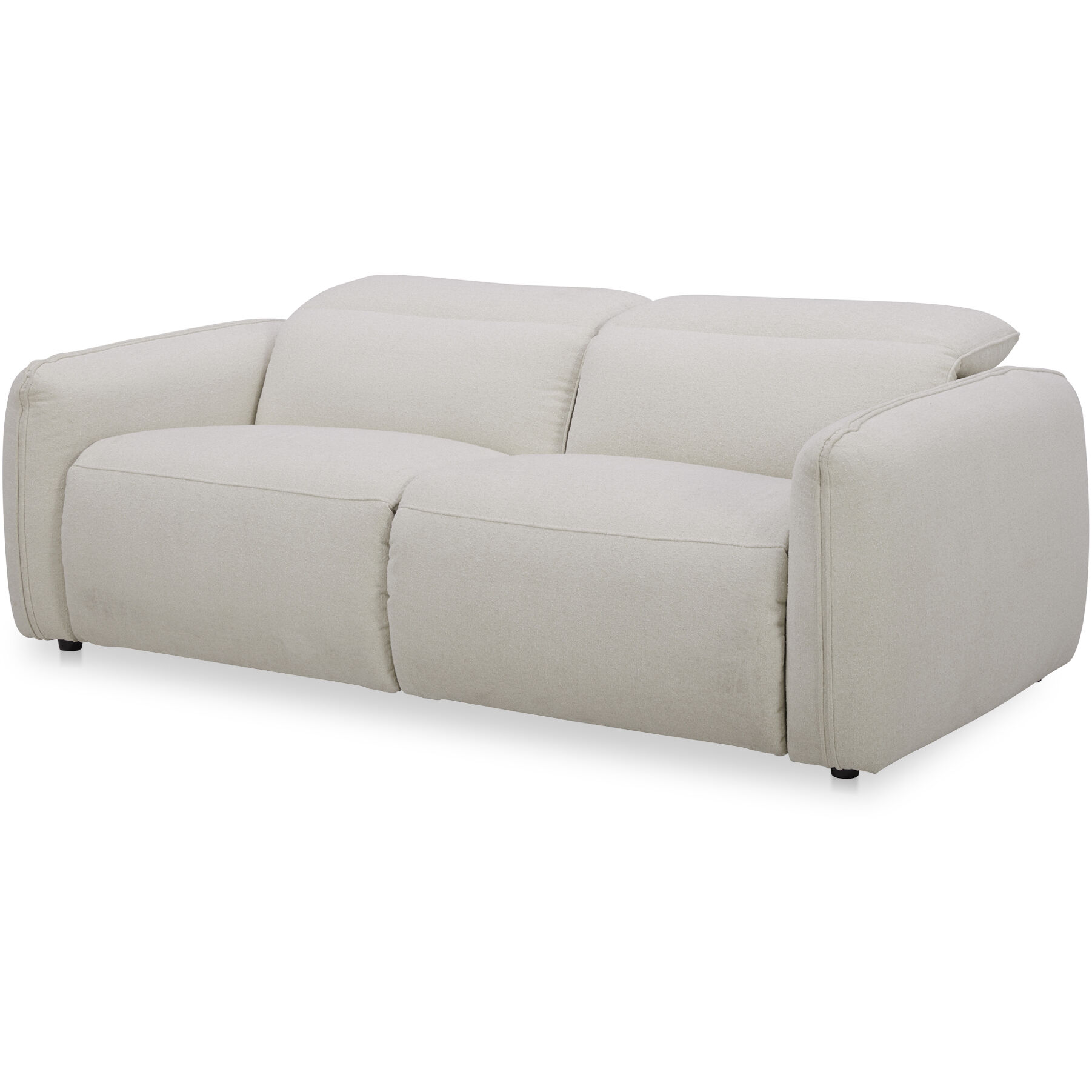 Eli White Sofa, Power Recliner