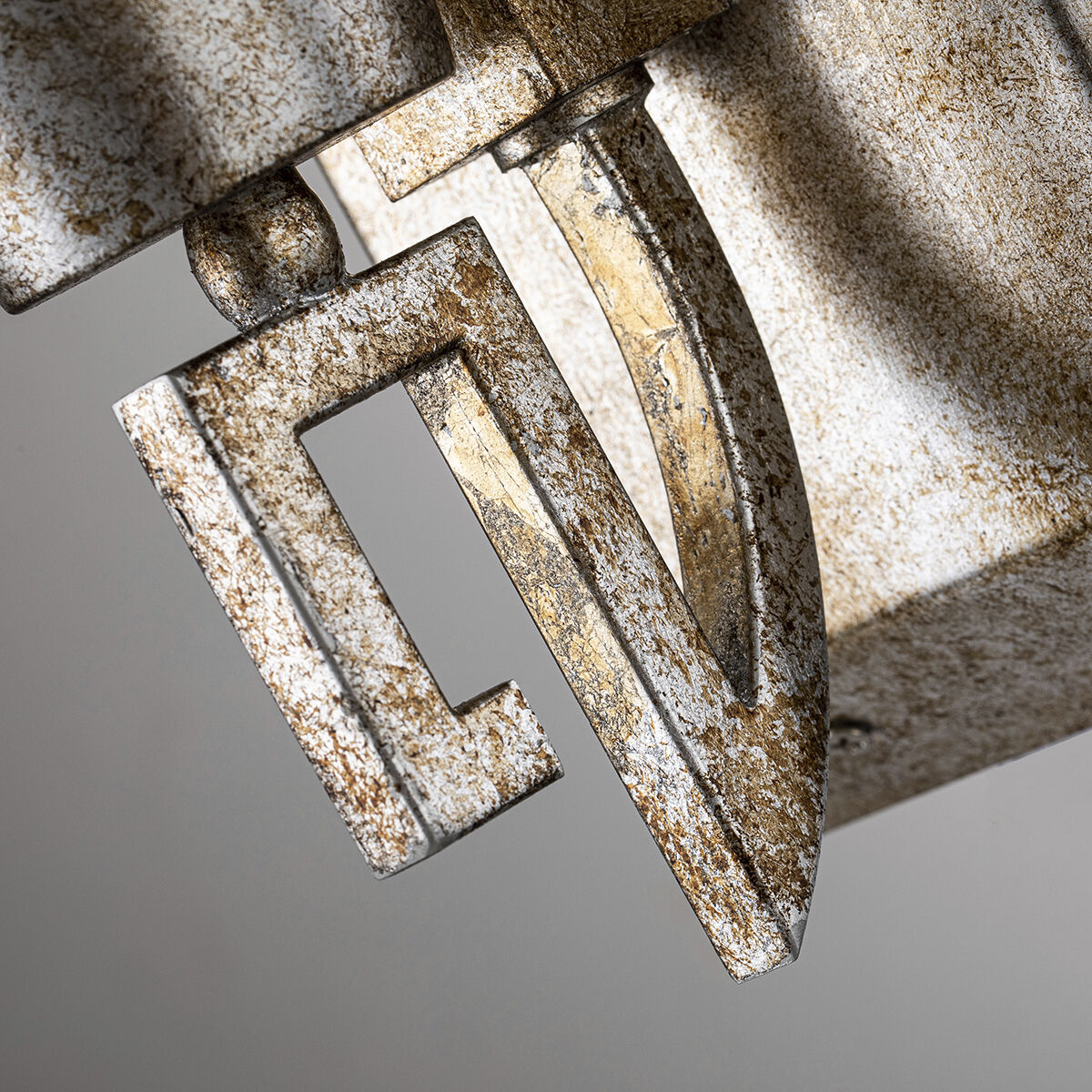 Lemuria 1 Light 6.25 inch Silver Leaf Bath Bar Wall Light