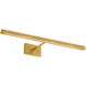 Sean Lavin Dessau 25.3 watt 24 inch Natural Brass Picture Light Wall Light, Integrated LED