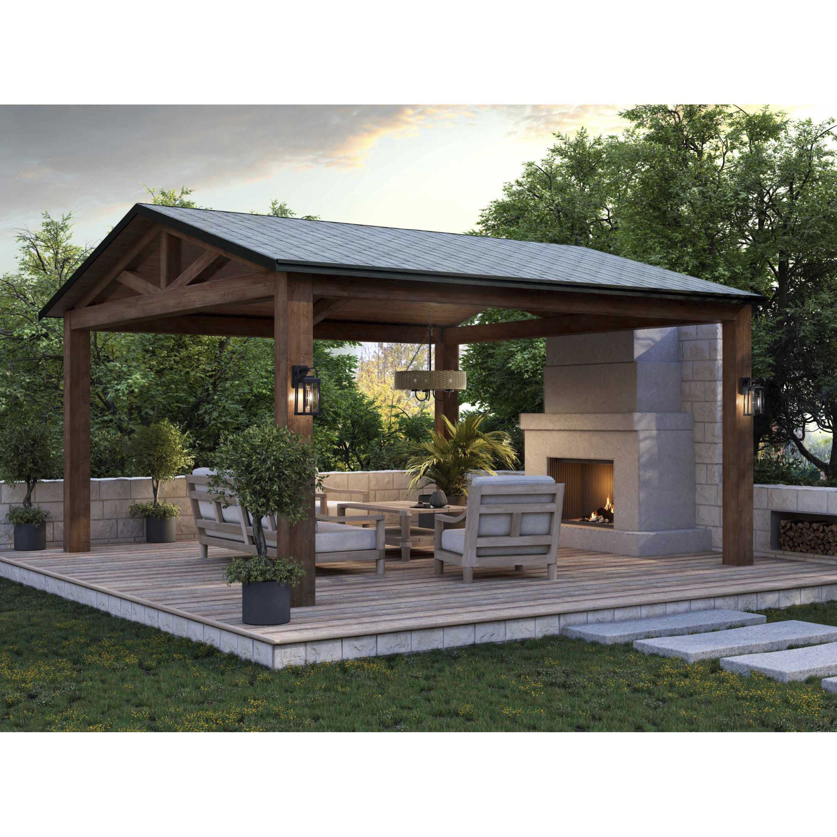 Walcott 1 Light 14 inch Antique Bronze Outdoor Wall Lantern