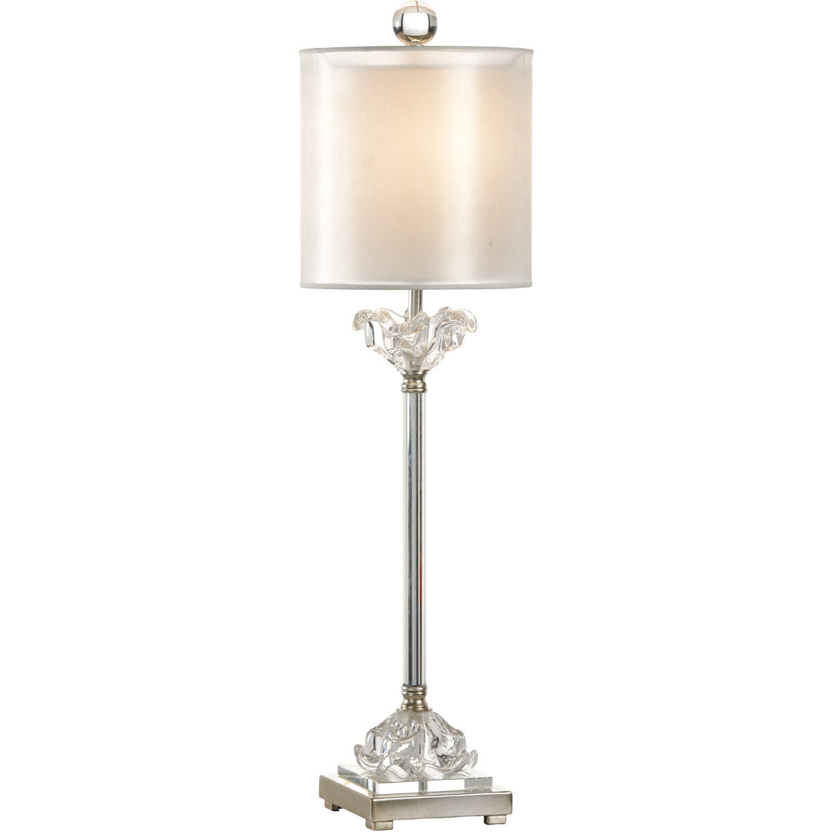 Wildwood 35 inch 60 watt Brushed Nickel Table Lamp Portable Light
