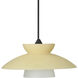 Trilo 7 1 Light Black Cord Pendant Ceiling Light