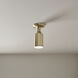 Sisu LED 5 inch Champagne Bronze Semi Flush Mount Ceiling Light