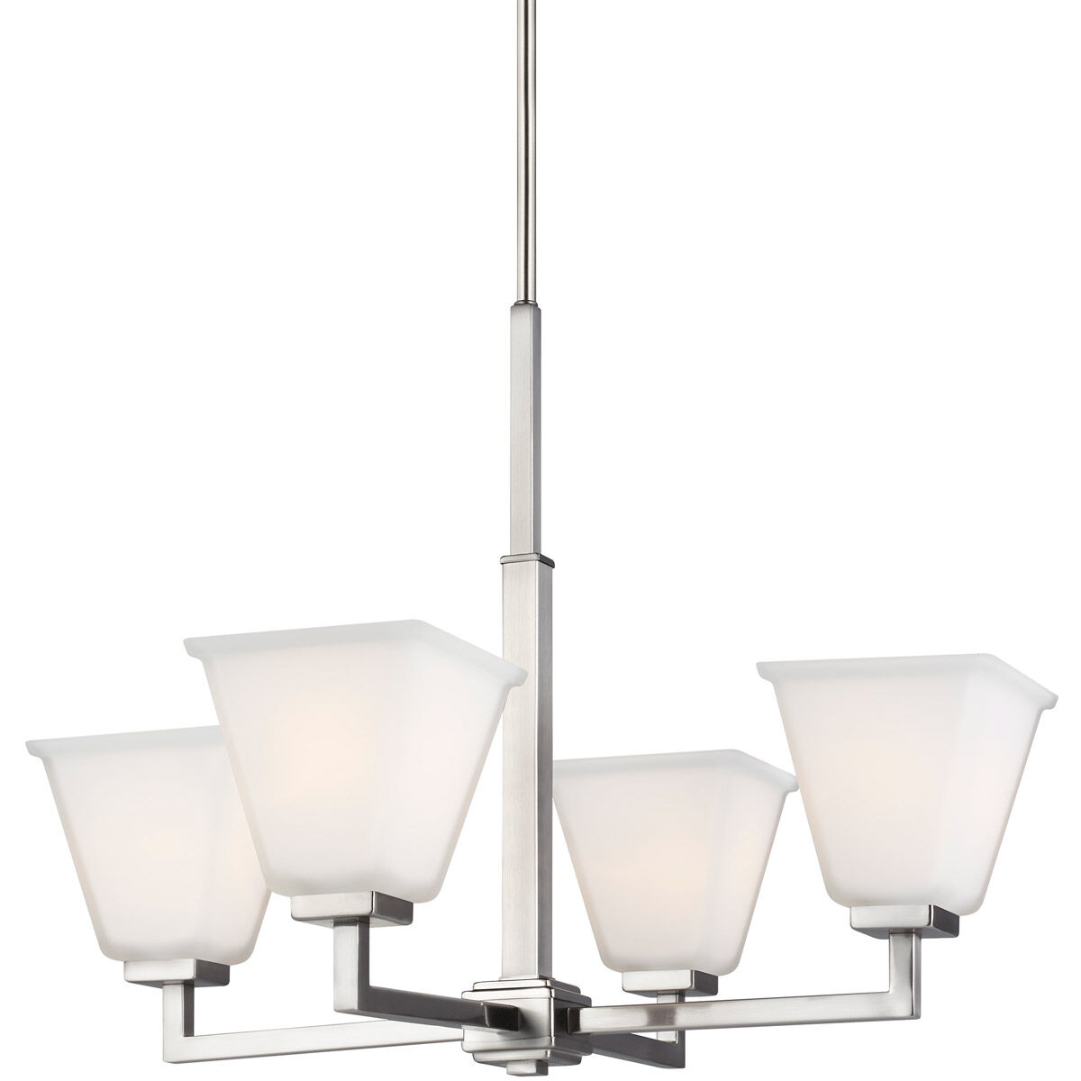 Ellis Harper 4 Light 24.75 inch Brushed Nickel Chandelier Ceiling Light