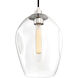 Nostalgia 1 Light 10 inch Polished Nickel Mini Pendant Ceiling Light