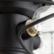 Fort Worth 4 Light 18 inch Noir Semi Flush Mount Ceiling Light