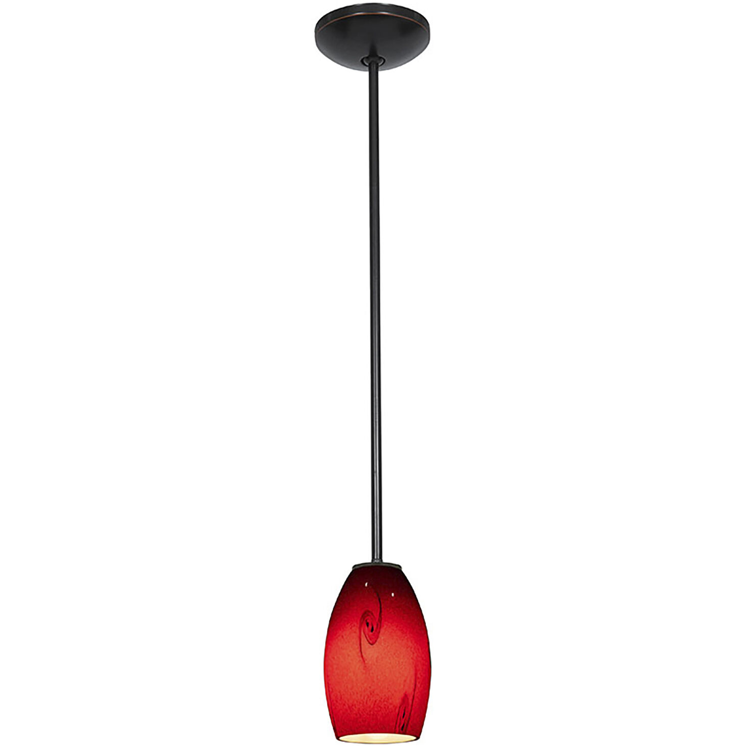 Merlot LED 3.5 inch Oil Rubbed Bronze Pendant Ceiling Light