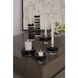Tuxedo Crystal 3.5 X 3 inch Candleholders, Square