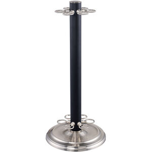 Players 11 inch Matte Black and Brushed Nickel Billiard Light Ceiling Light