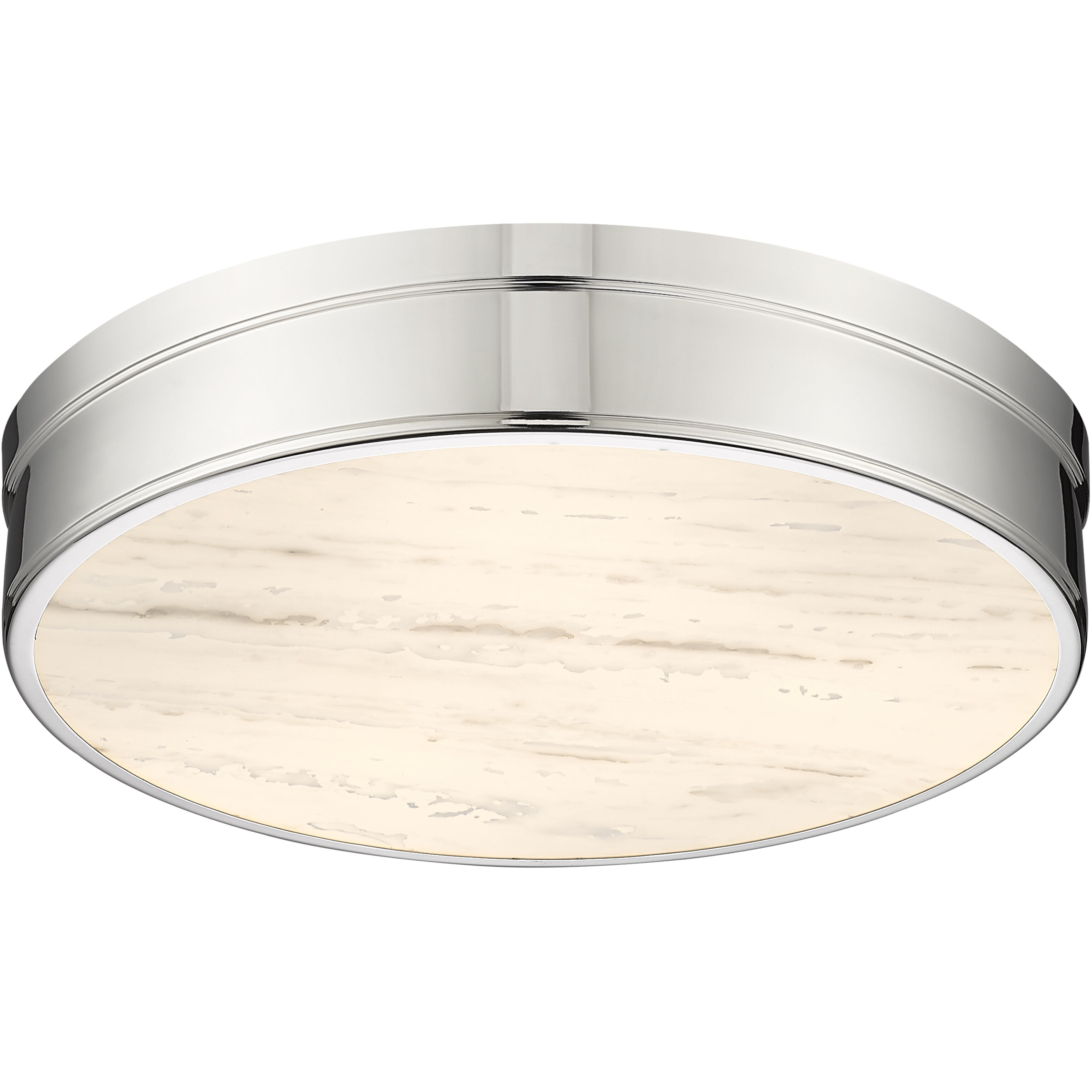 Anders LED 22 inch Polished Nickel Flush Mount Ceiling Light