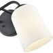 Laphia 2 Light 14 inch Matte Black Vanity Light Wall Light