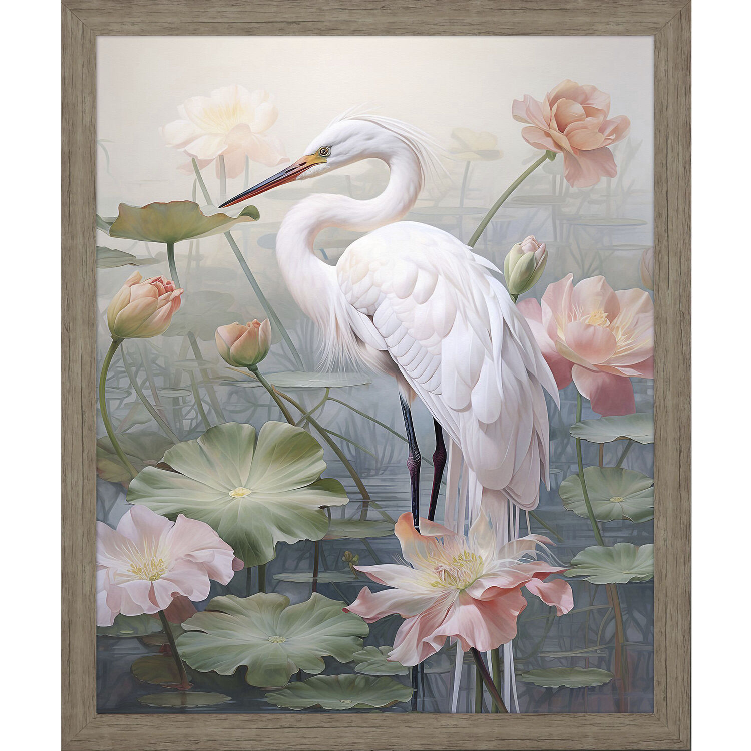 Animals Green and Pink Framed Art, Propac