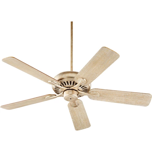 91525 Quorum 91525-60 Pinnacle 52 inch Aged Silver Leaf with Reversible ...