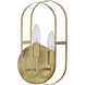 Mindful 2 Light 6 inch Satin Brass Wall Sconce Wall Light