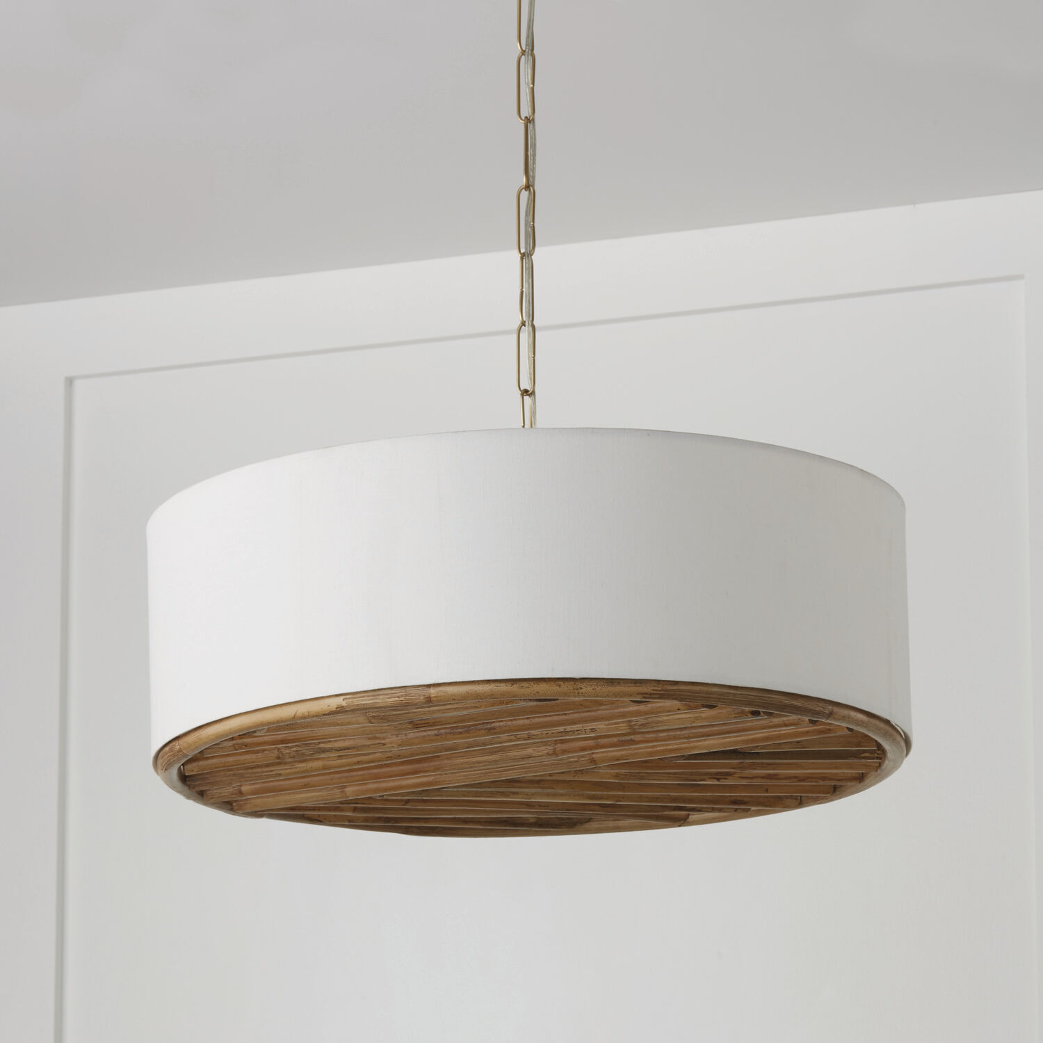 Soleil 4 Light 24.5 inch Matte Brass Pendant Ceiling Light