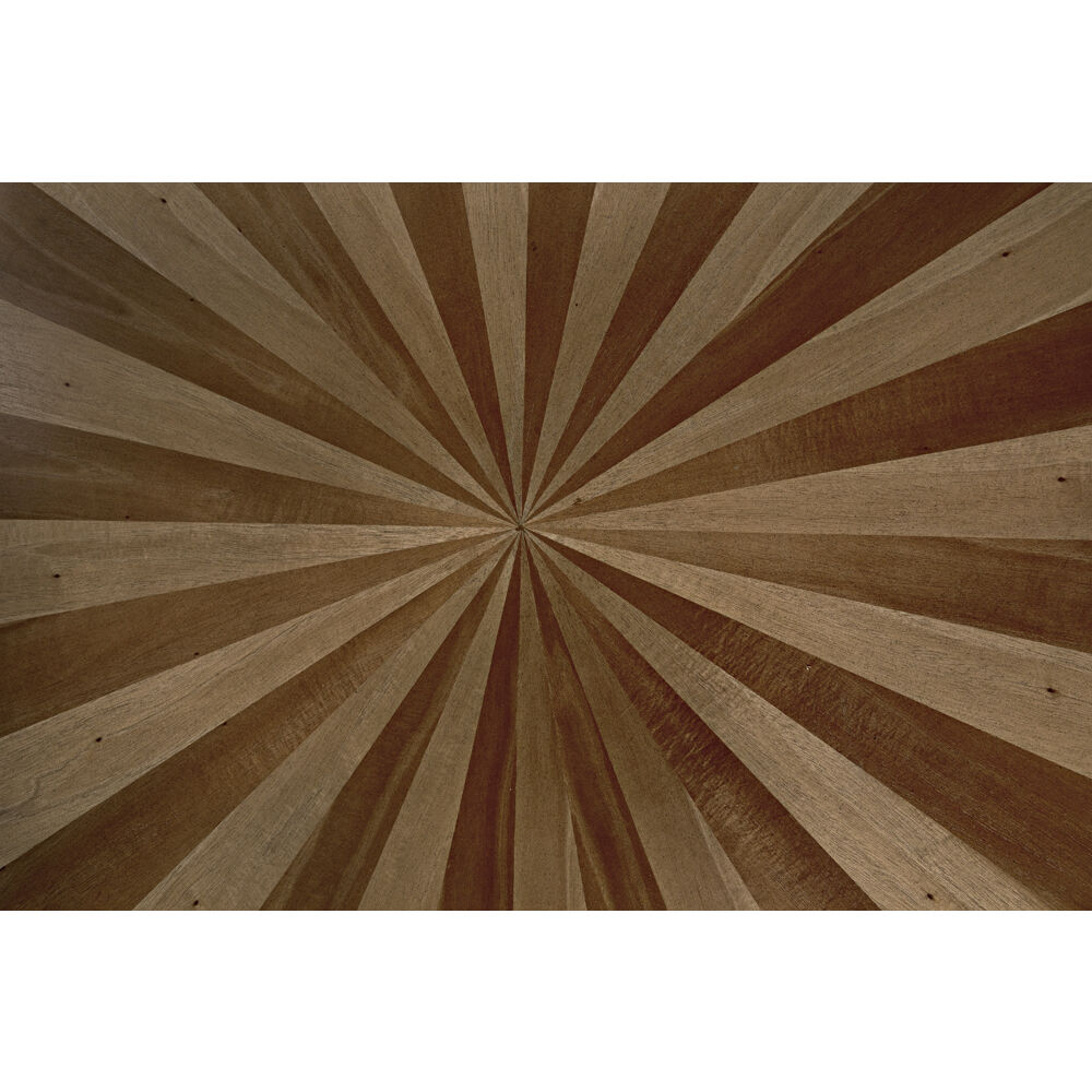 Tambour 44 X 44 inch Hand Rubbed Black with Veneer Top Coffee Table