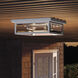 Westover 2 Light 12 inch Stainless Steel Outdoor Flush Mount