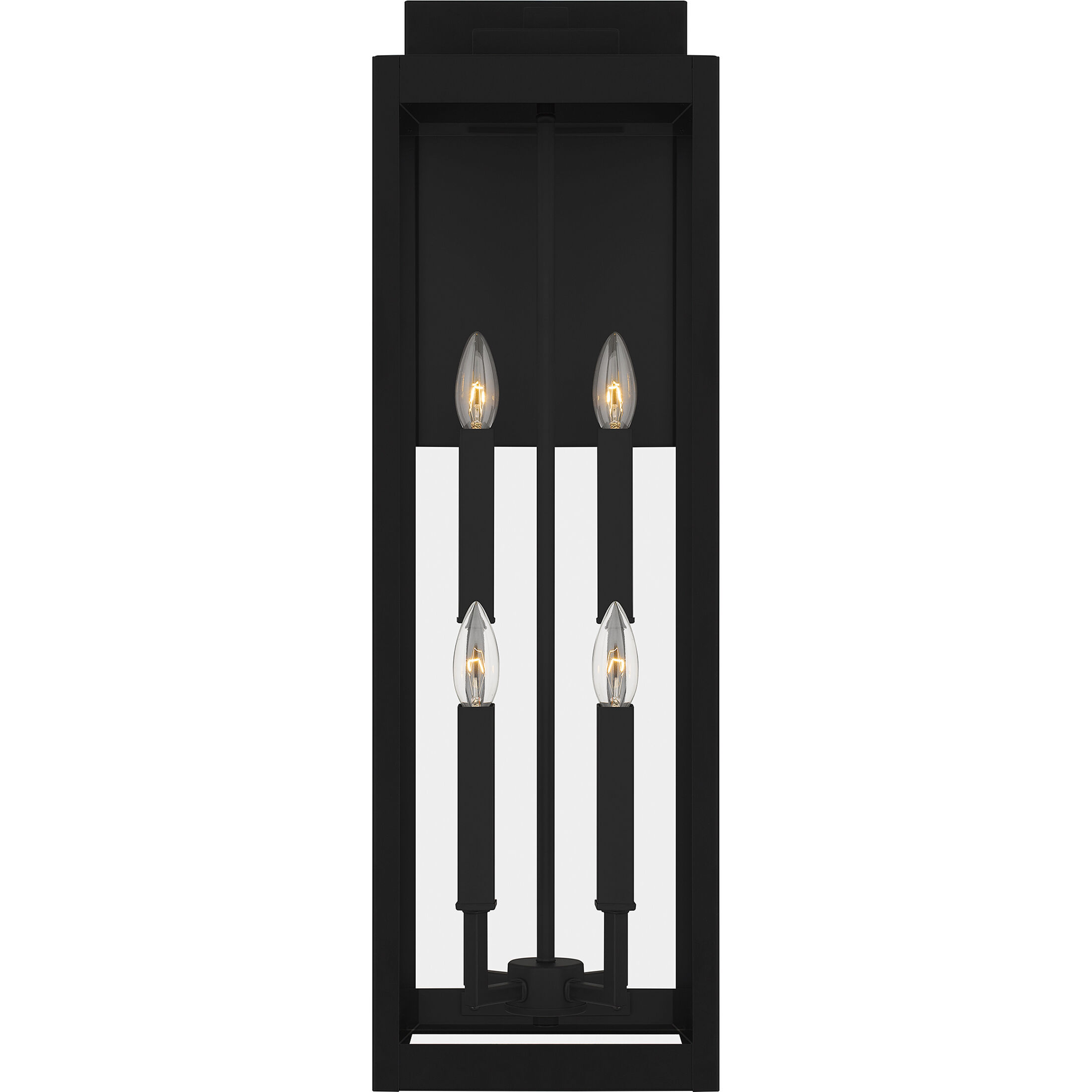 Westover 4 Light 9 inch Earth Black Outdoor Lantern