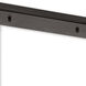 Arabesque 9 Light 39 inch English Bronze Linear Chandelier Ceiling Light