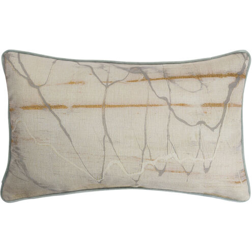 Amy 20 X 5 inch Multi - Beige and Brown Pillow
