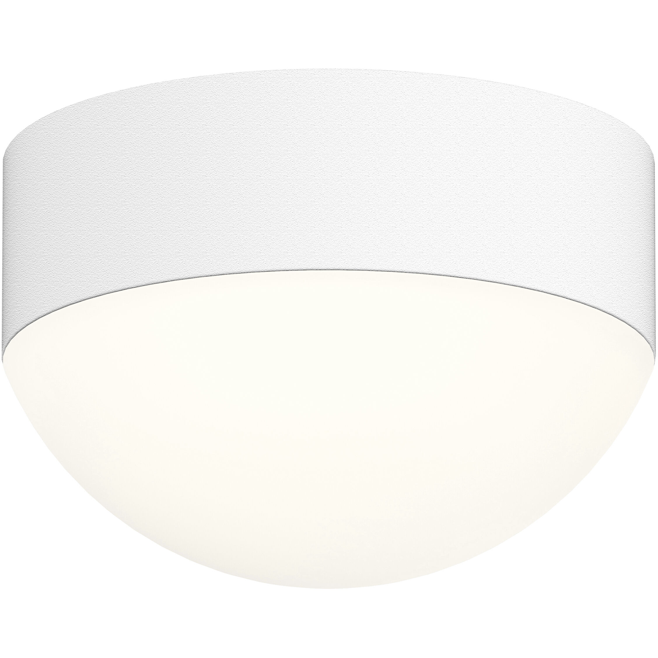 Reals LED 5 inch Textured White Flush Mount Ceiling Light in Dome Lens