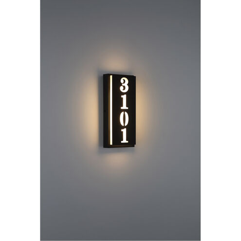 Numero LED 5 inch Black ADA Wall Sconce Wall Light